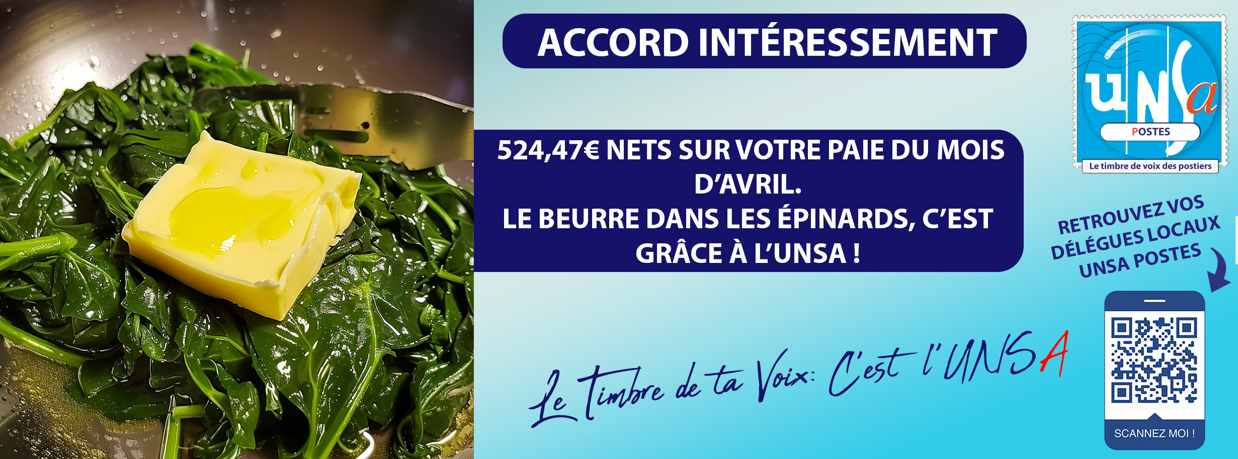 Accord intéressement: 524,47€ grâce à la signature de l’UNSA