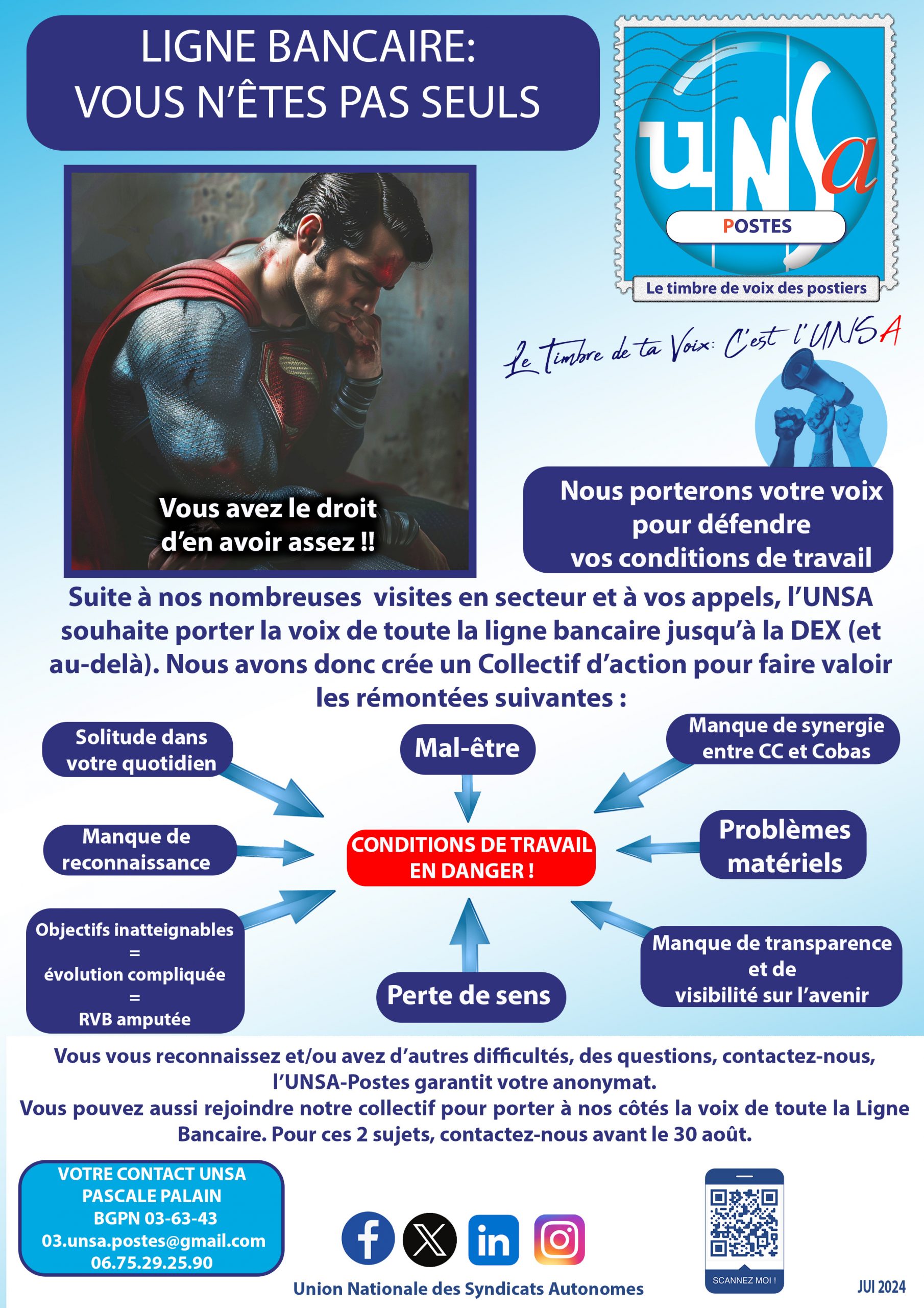 LIGNE BANCAIRE: VOUS N’ÊTES PAS SEULS !