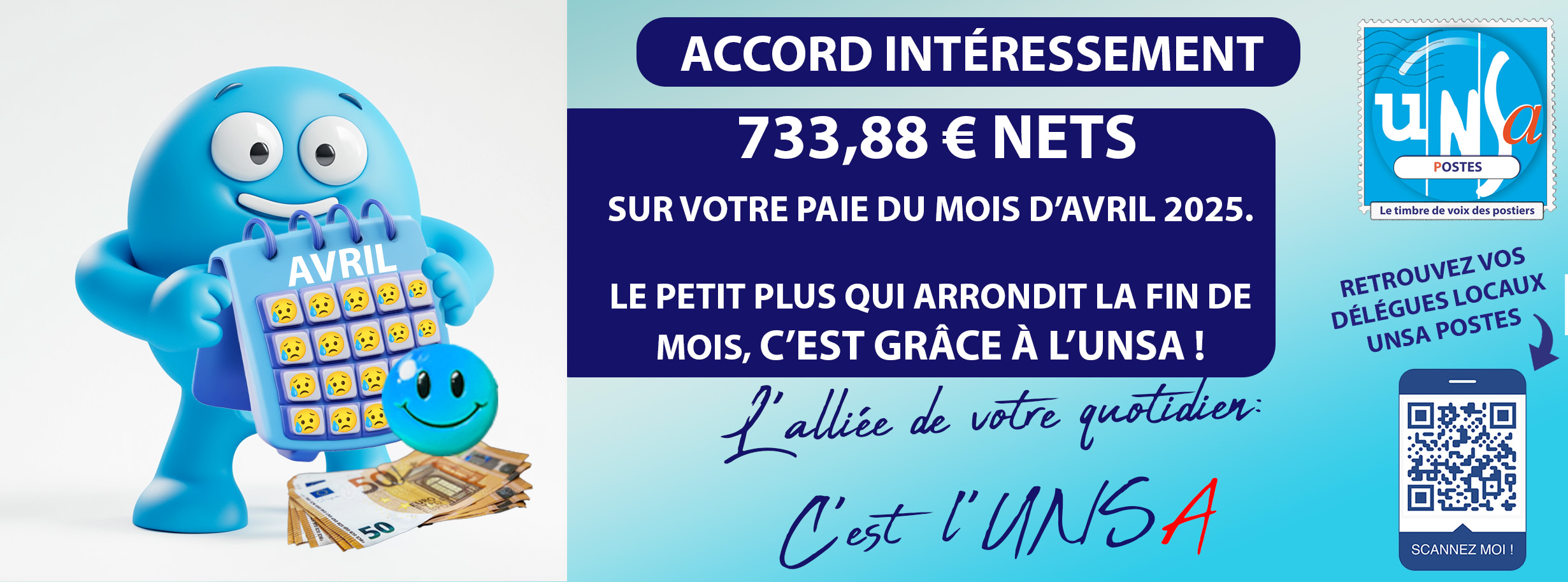 PRIME D’INTERESSEMENT: MERCI L’UNSA !